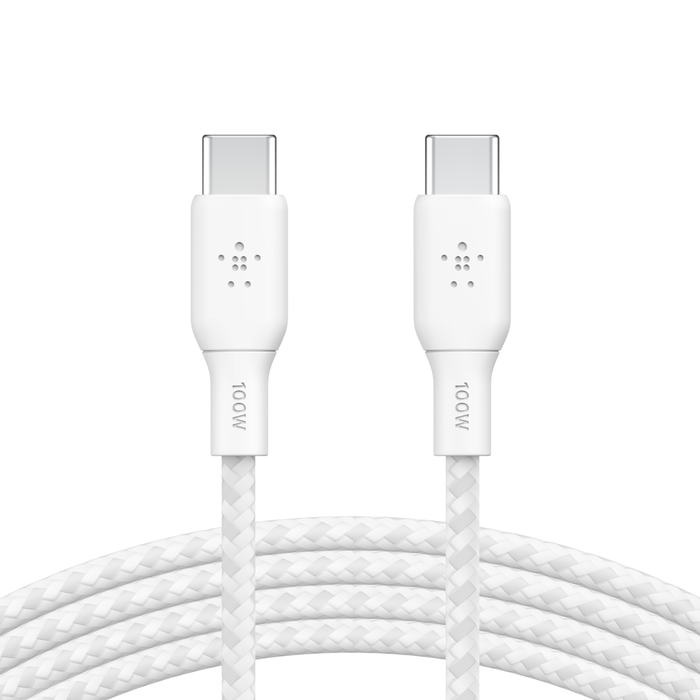 Кабель Belkin BoostCharge USB-C to USB-C Cable 2.0 m 100W - White (CAB014bt2MWH)
