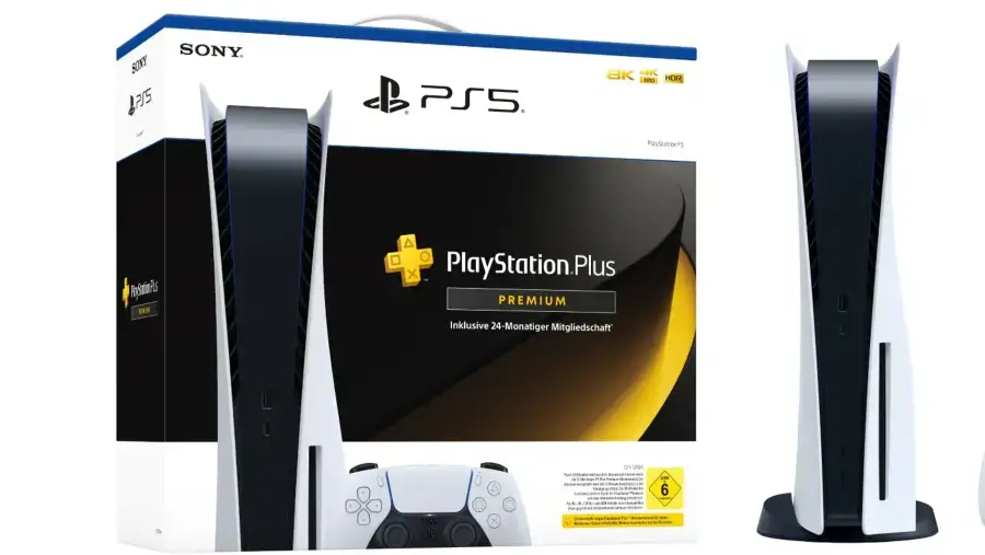 Игровая консоль Sony PlayStation 5 825GB Blu-Ray с подпиской PlayStation Plus Deluxe на 24 месяца