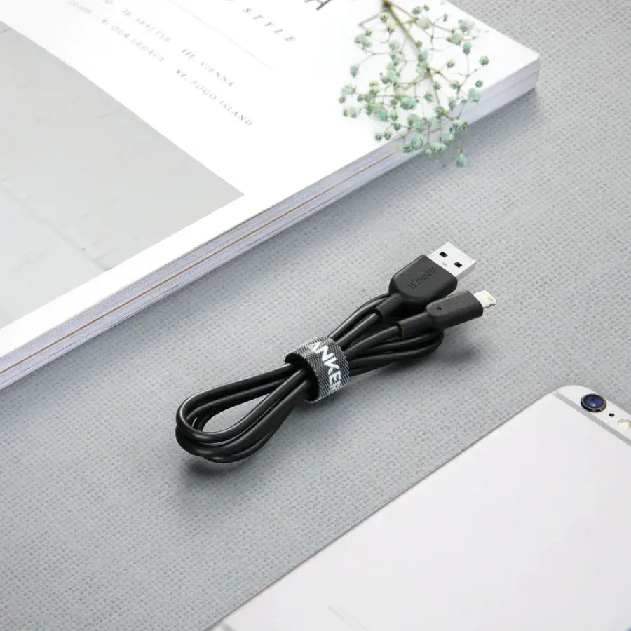 Кабель Anker 321 Powerline II USB-A to Lightning Cable 0.9m (A8432012)