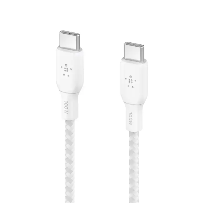 Кабель Belkin BoostCharge USB-C to USB-C Cable 3.0 m 100W - White (CAB014bt3MWH)
