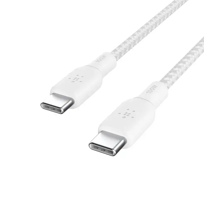 Кабель Belkin BoostCharge USB-C to USB-C Cable 3.0 m 100W - White (CAB014bt3MWH)