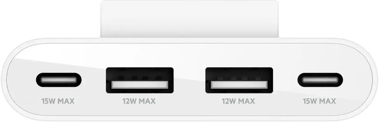 Концентратор Belkin BoostCharge 4-Port USB Power Extender 2.0m - White (BUZ001bt2MWHB7)