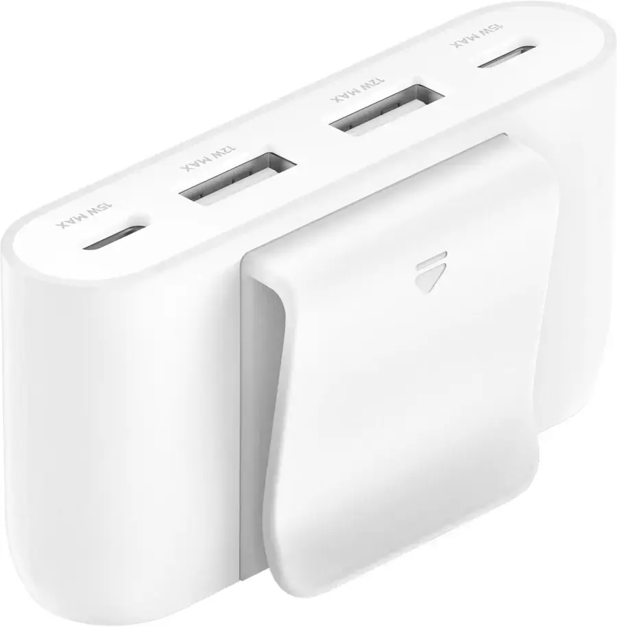 Концентратор Belkin BoostCharge 4-Port USB Power Extender 2.0m - White (BUZ001bt2MWHB7)