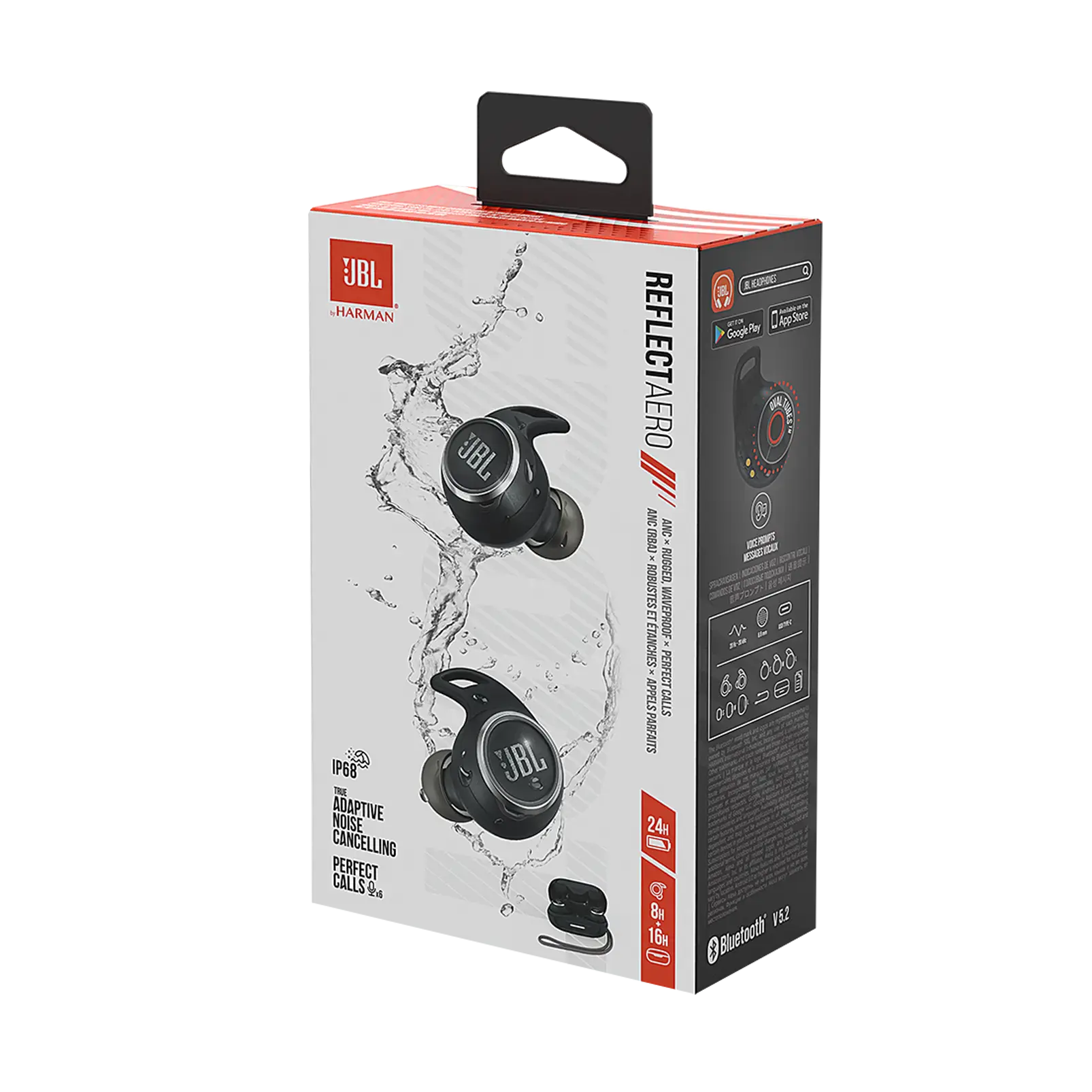 Навушники JBL Reflect Aero TWS - Black (JBLREFLECTAEROBLK)