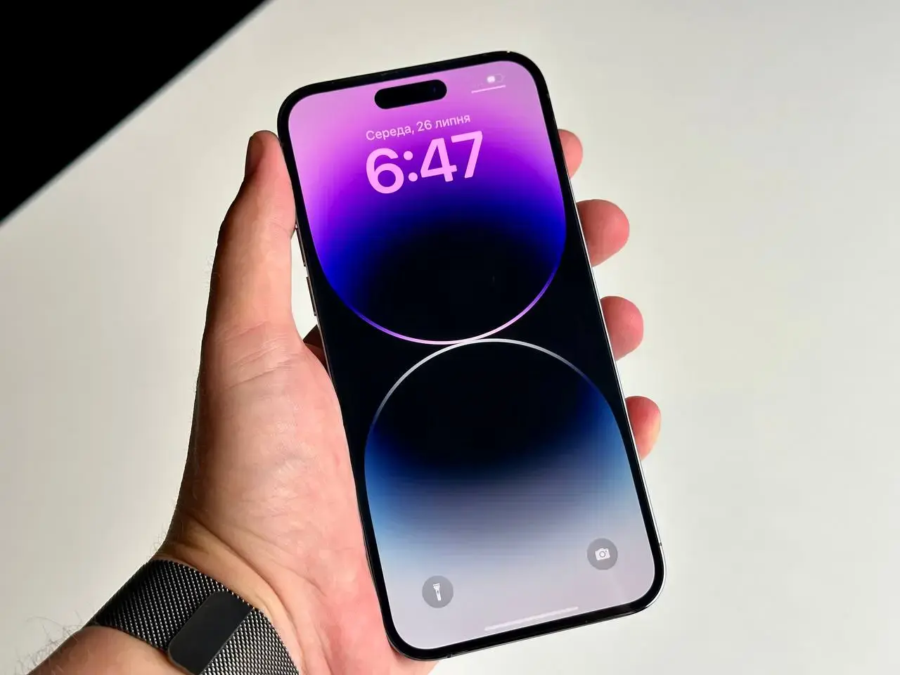 NO BOX Apple iPhone 14 Pro Max 1TB Deep Purple (MQC53)🔋100% (Стан - 9.5/10, Комплект - iPhone | гарантія - 3 міс.)