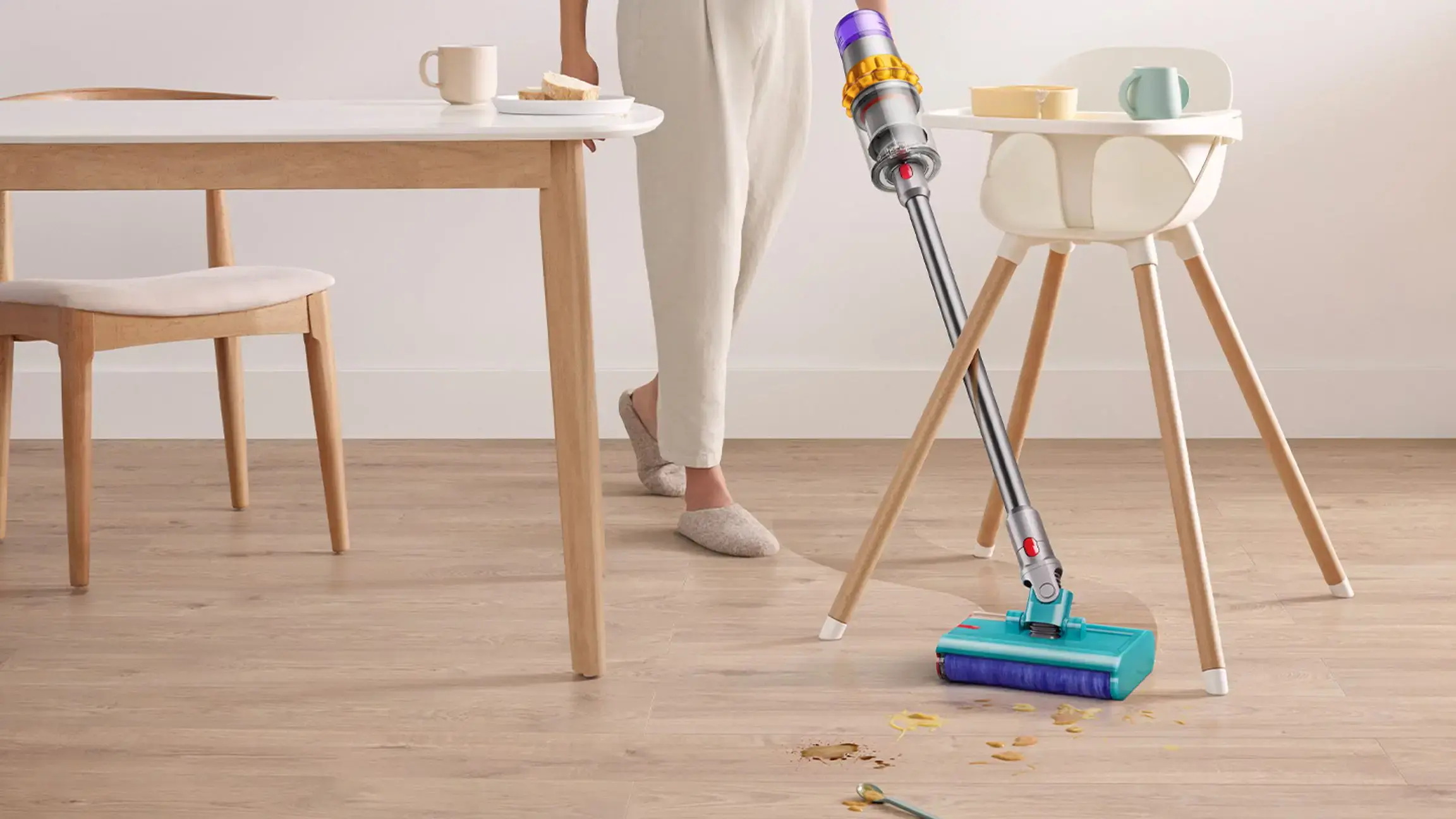 Пылесос Dyson V15s Detect Submarine - Yellow/Nickel (448798-01)