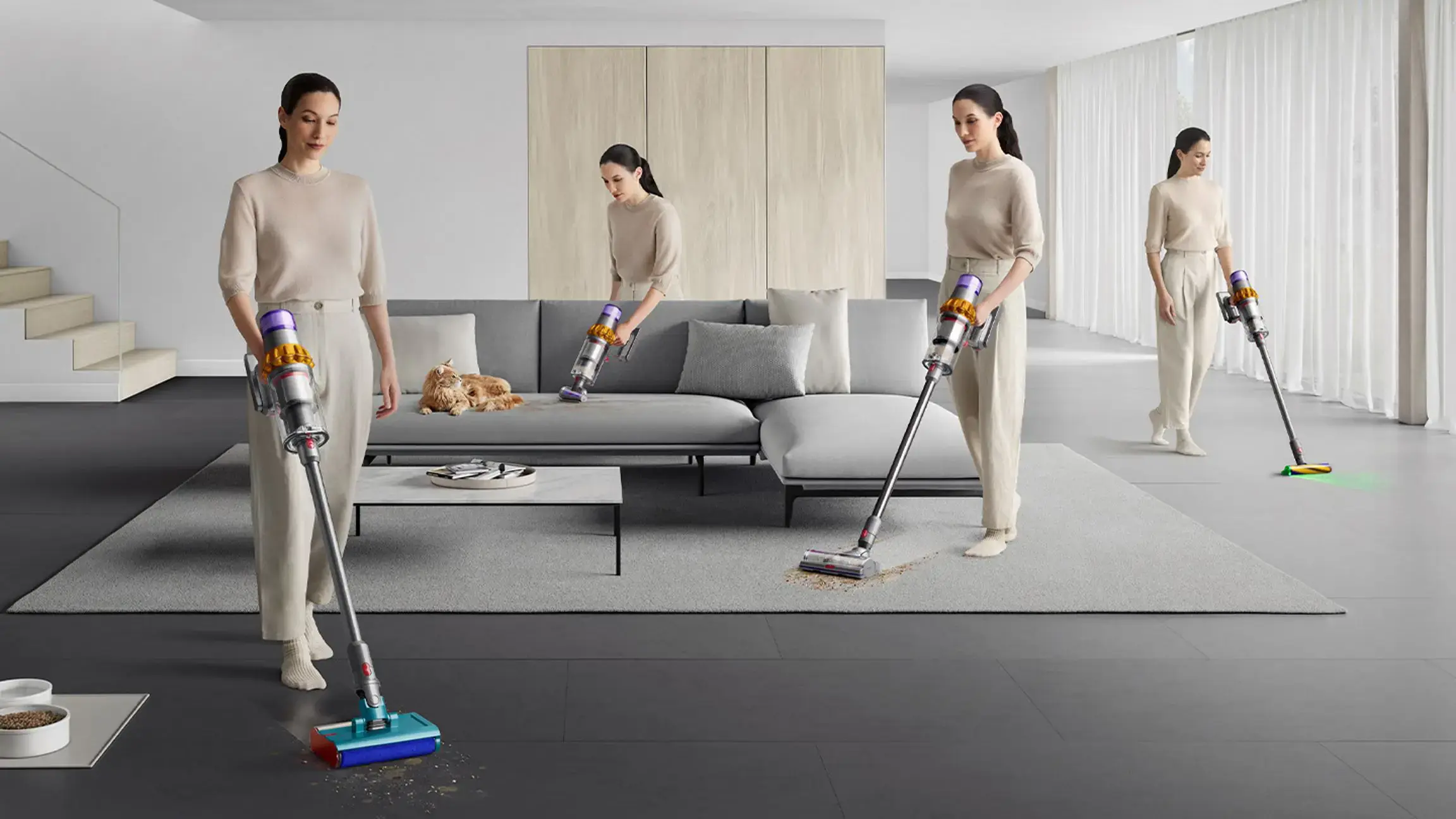 Пылесос Dyson V15s Detect Submarine - Yellow/Nickel (448798-01)