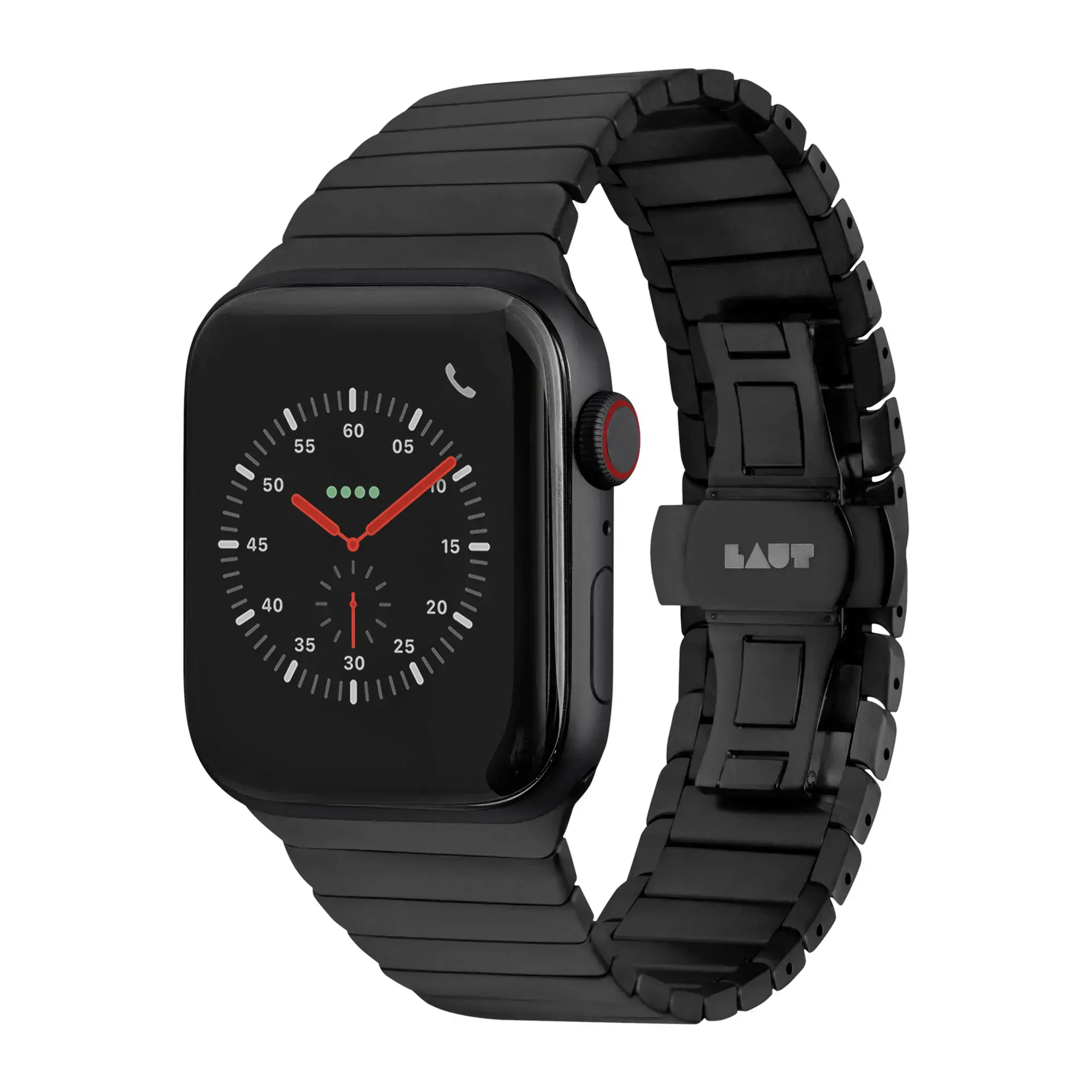 Ремінець LAUT LINKS 2.0 для Apple Watch 42/44/45/49 мм - Black (L_AWL_L2_BK)