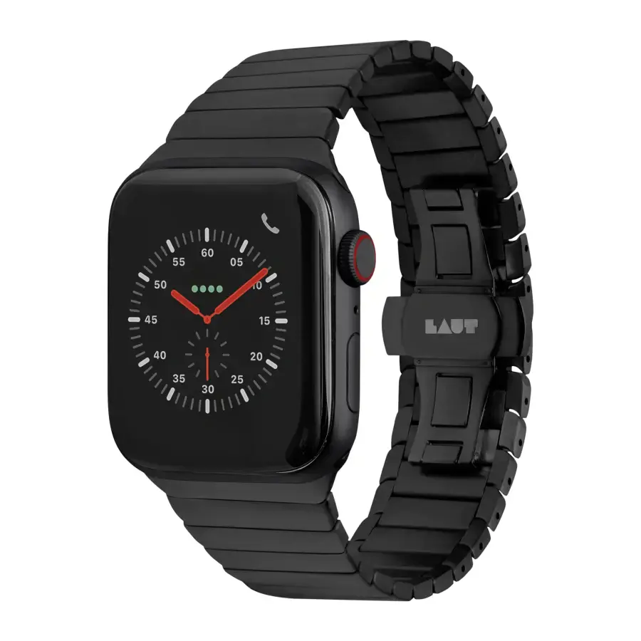 Ремінець LAUT LINKS 2.0 для Apple Watch 42/44/45/49 мм - Black (L_AWL_L2_BK)