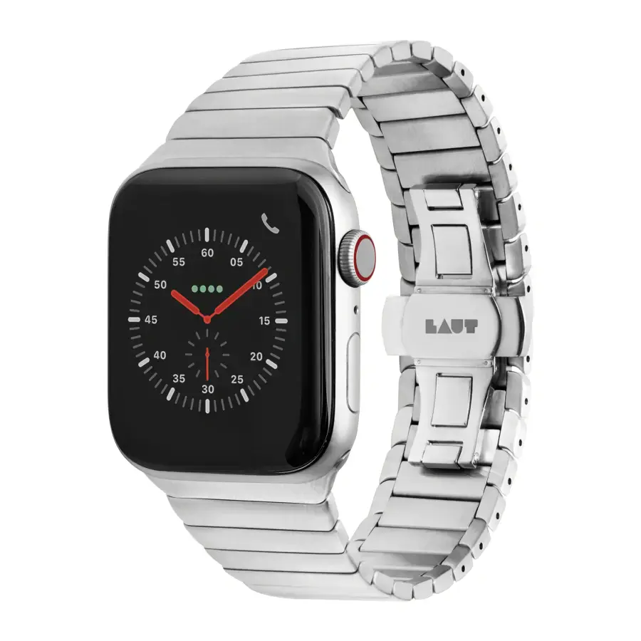 Ремешок LAUT LINKS 2.0 для Apple Watch 42/44/45/49 мм - Silver (L_AWL_L2_SL)
