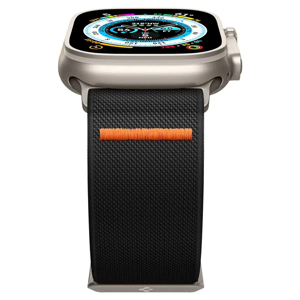 Ремешок Spigen Band Lite Fit Ultra Watch Band for Apple Watch 49mm/45mm/44mm/42mm - Black (AMP05983)
