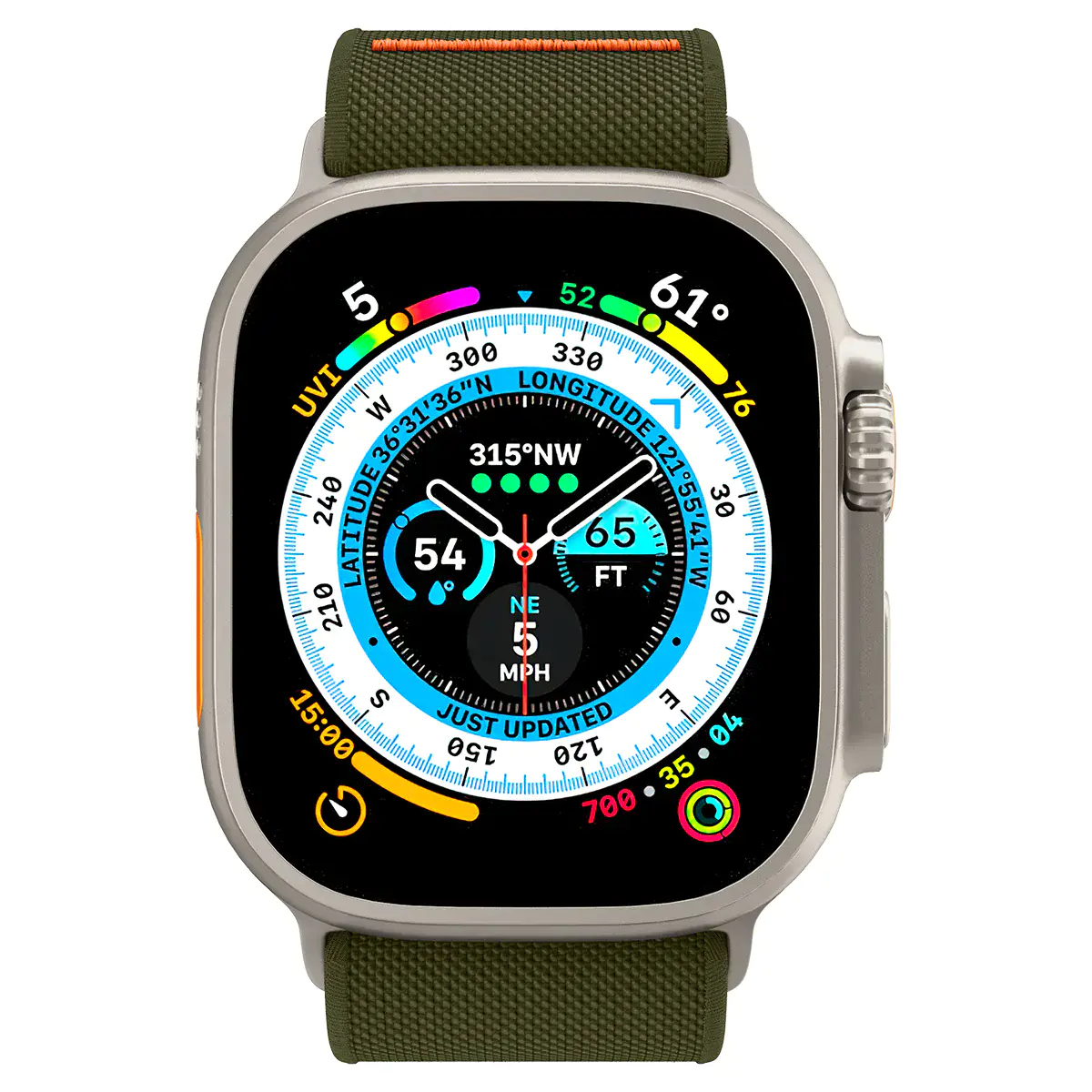 Ремешок Spigen Band Lite Fit Ultra Watch Band for Apple Watch 49mm/45mm/44mm/42mm - Khaki (AMP05985)