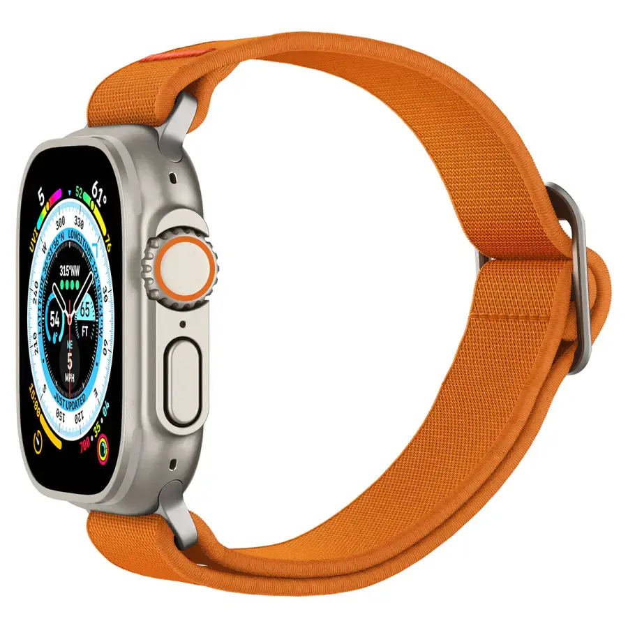 Ремешок Spigen Band Lite Fit Ultra Watch Band for Apple Watch 49mm/45mm/44mm/42mm - Orange (AMP05986)