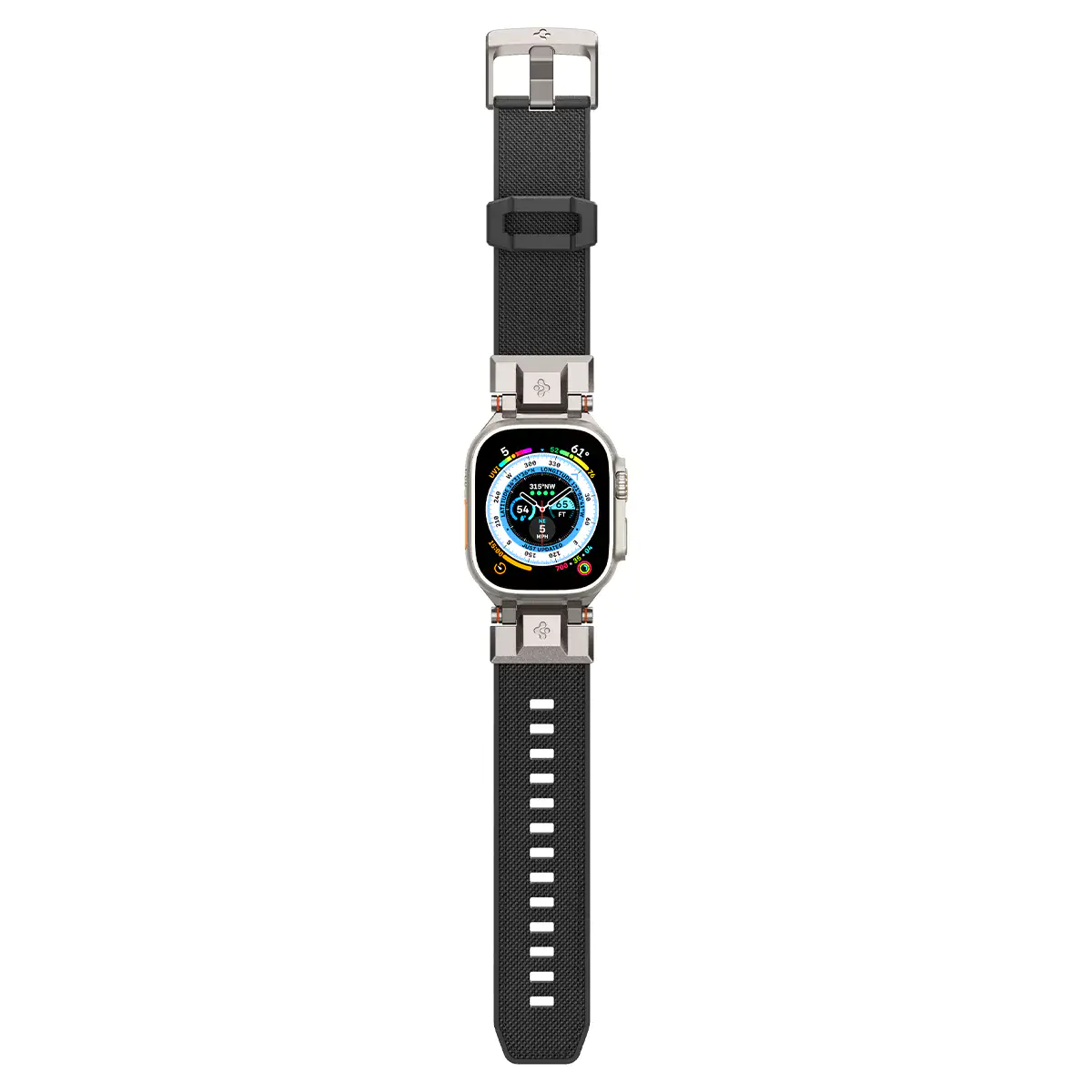Ремінець Spigen DuraPro Armor Watch Band for Apple Watch 49mm/45mm/44mm/42mm - Black (AMP06065)