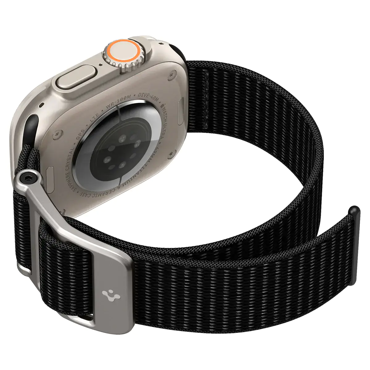 Ремінець Spigen DuraPro Flex Watch Band for Apple Watch 49mm/45mm/44mm/42mm - Black (AMP02465)