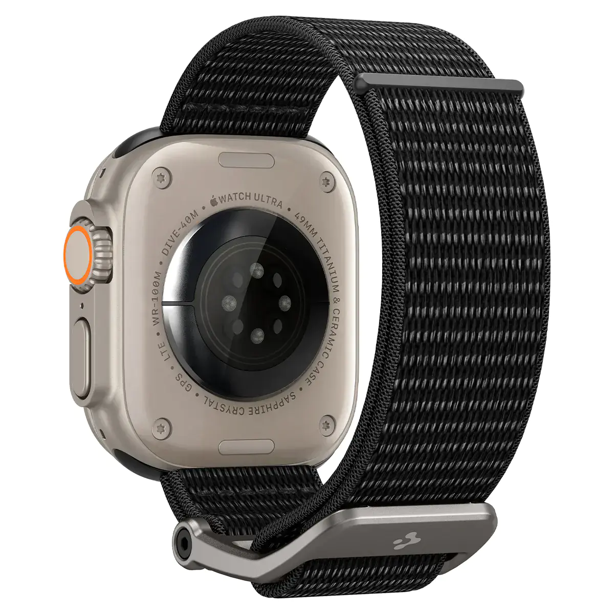 Ремінець Spigen DuraPro Flex Watch Band for Apple Watch 49mm/45mm/44mm/42mm - Black (AMP02465)