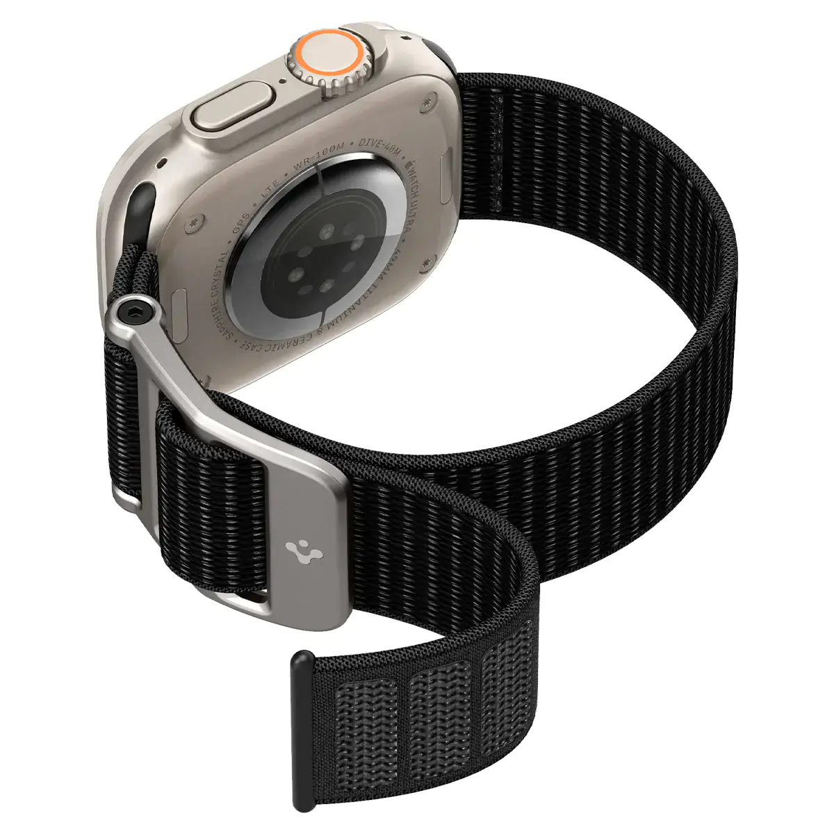 Ремінець Spigen DuraPro Flex Watch Band for Apple Watch 49mm/45mm/44mm/42mm - Black (AMP02465)