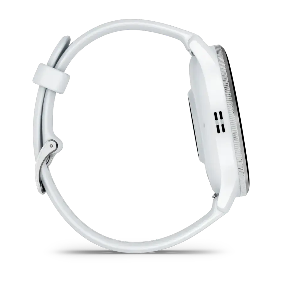 Смарт-годинник Garmin Venu 3 Silver Stainless Steel Bezel with Whitestone Case and Silicone Band (010-02784-00)