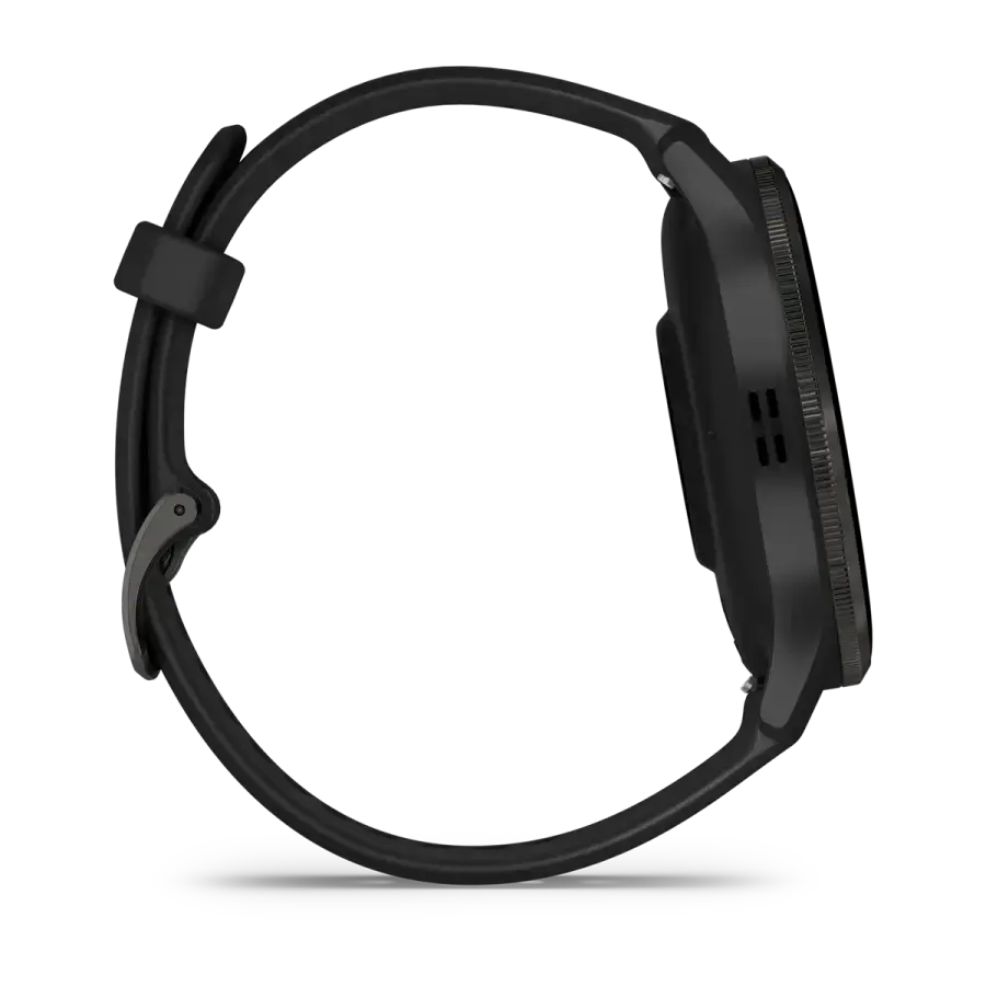 Смарт-годинник Garmin Venu 3 Slate Stainless Steel Bezel with Black Case and Silicone Band (010-02784-01)