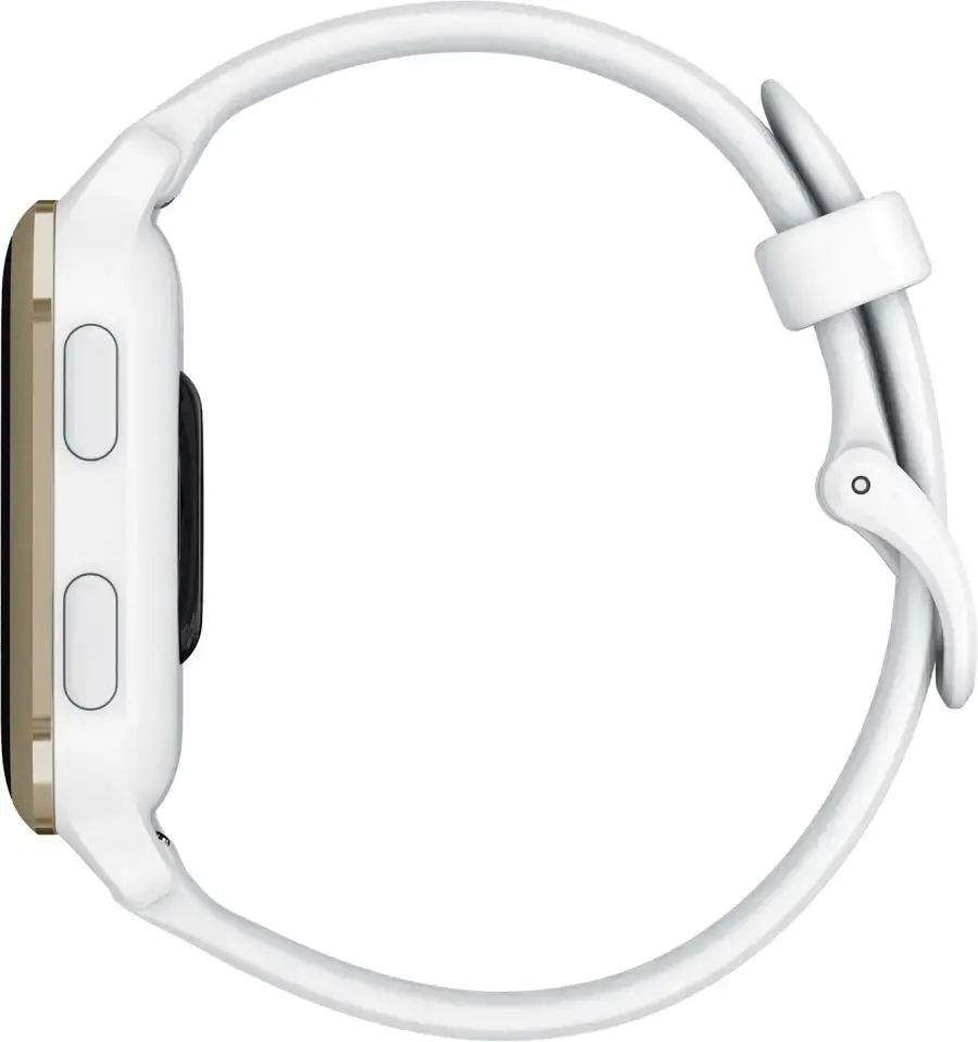 Смарт-годинник Garmin Venu Sq 2 Cream Gold Aluminum Bezel with White Case and Silicone Band (010-02701-01/11)