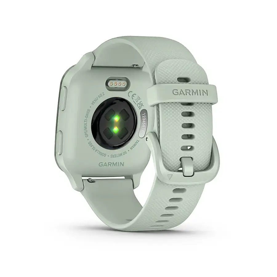 Смарт-годинник Garmin Venu Sq 2 Metallic Mint Aluminum Bezel with Cool Mint Case and Silicone Band (010-02701-02/12)