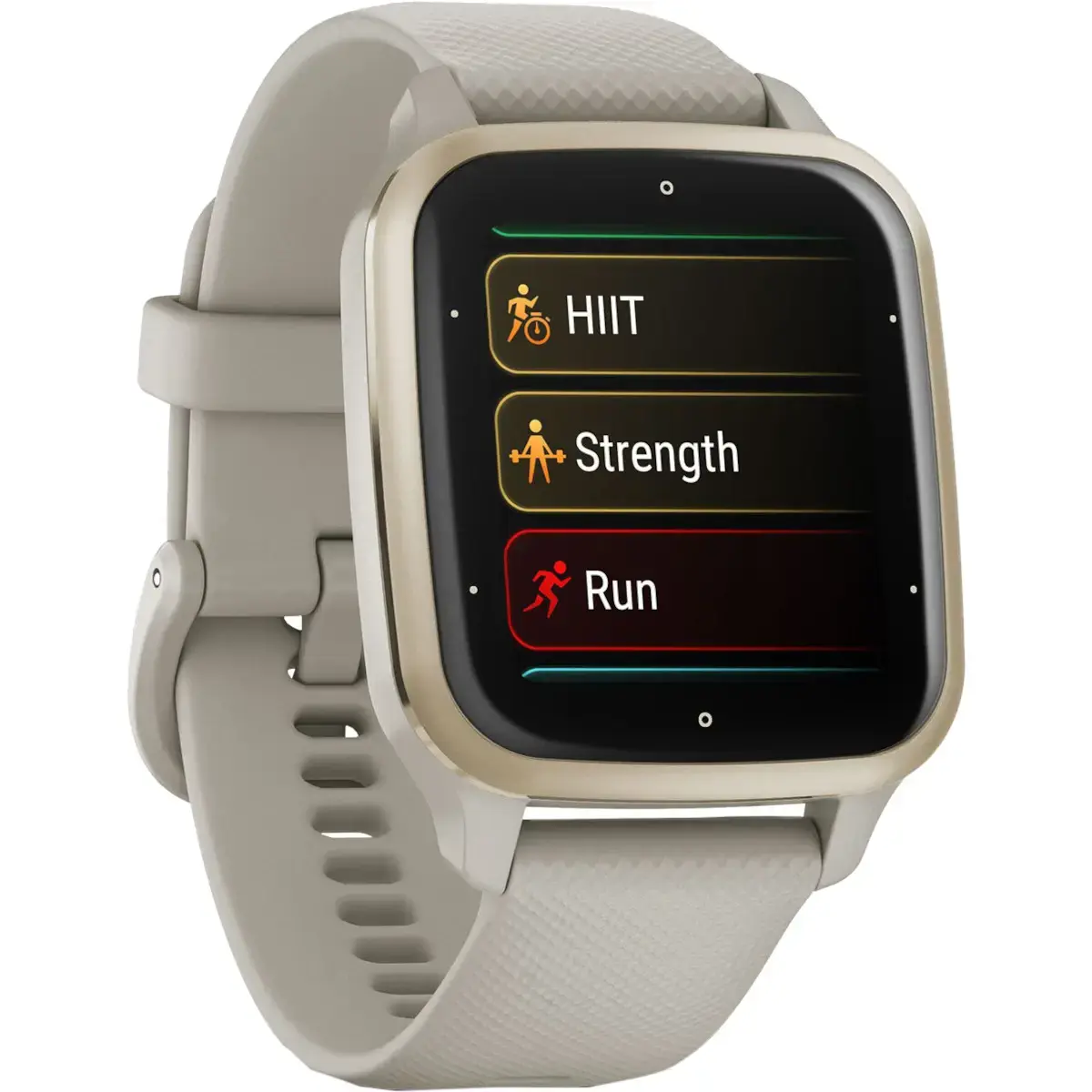 Смарт-часы Garmin Venu Sq 2 – Music Edition Cream Gold Al. Bezel w. French Gray Case and S. Band (0010-02700-02/12)