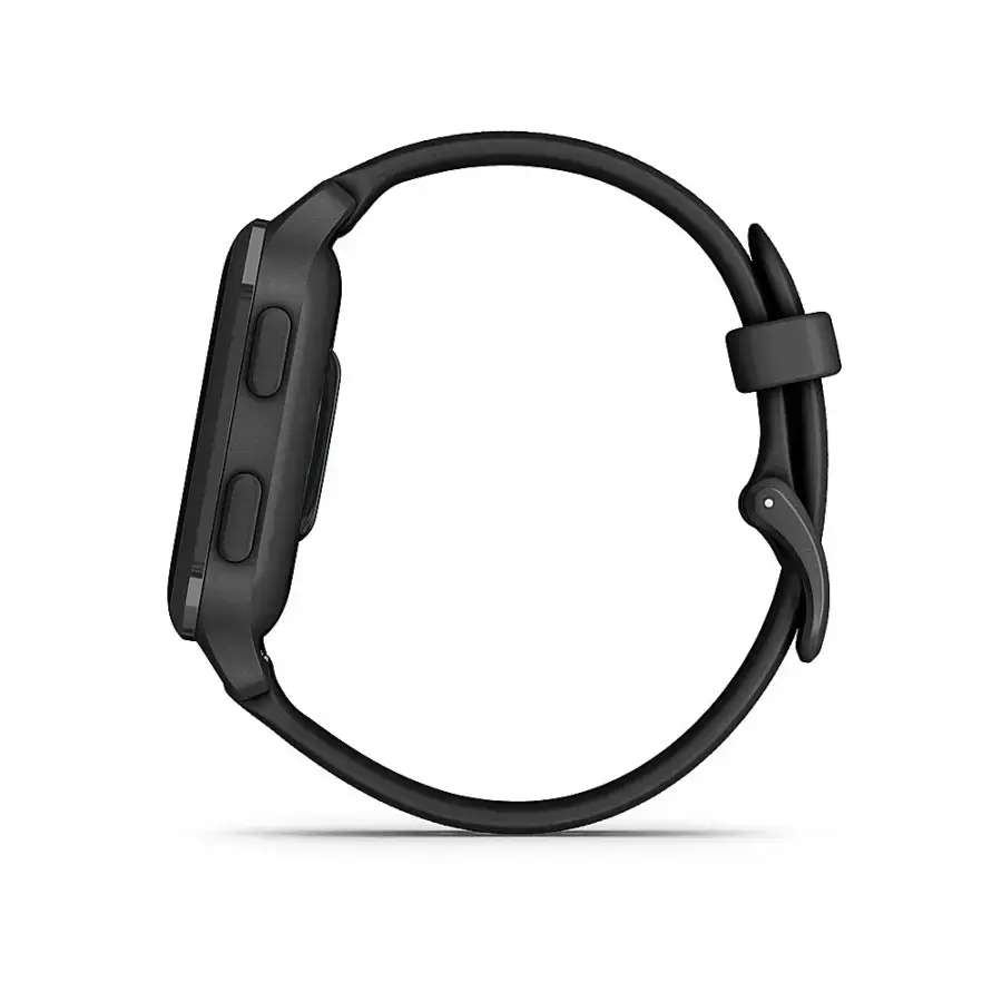 Смарт-годинник Garmin Venu Sq 2 – Music Edition Slate Aluminum Bezel with Black Case and Silicone Band (010-02700-00/10)