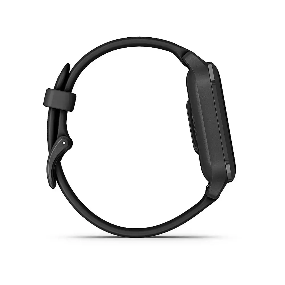 Смарт-часы Garmin Venu Sq 2 – Music Edition Slate Aluminum Bezel with Black Case and Silicone Band (010-02700-00/10)