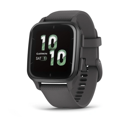 Смарт-часы Garmin Venu Sq 2 Slate Aluminum Bezel with Shadow Gray Case and Silicone Band (010-02701-00/10)