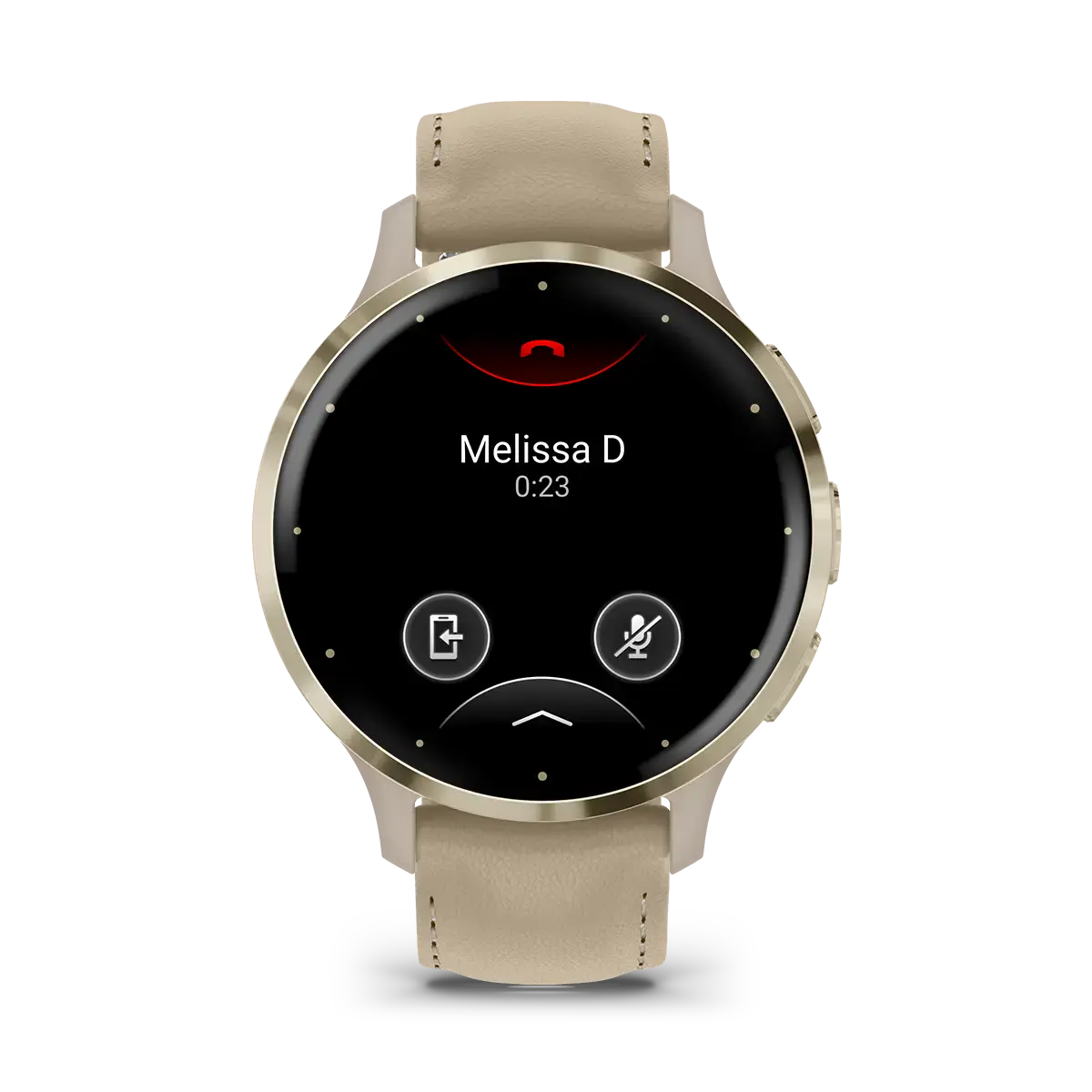 Смарт-часы Garmin Venu 3S French Gray/Soft Gold with Quick Release Leather Strap (010-02785-55)