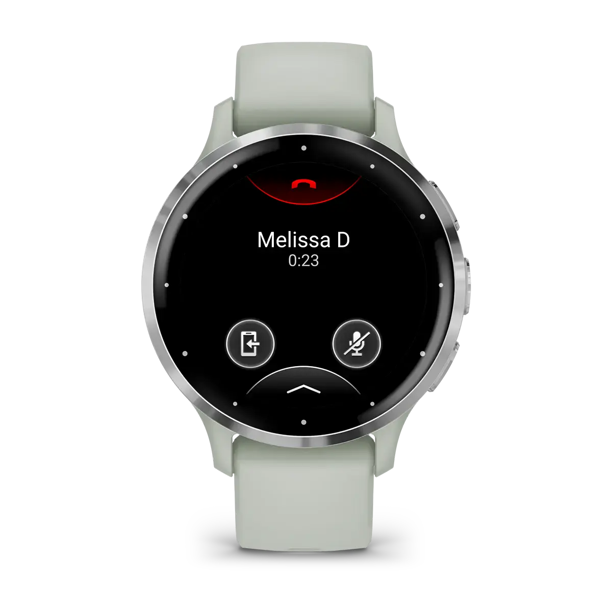 Смарт-часы Garmin Venu 3S Silver Stainless Steel Bezel with Sage Gray Case and Silicone Band (010-02785-01)