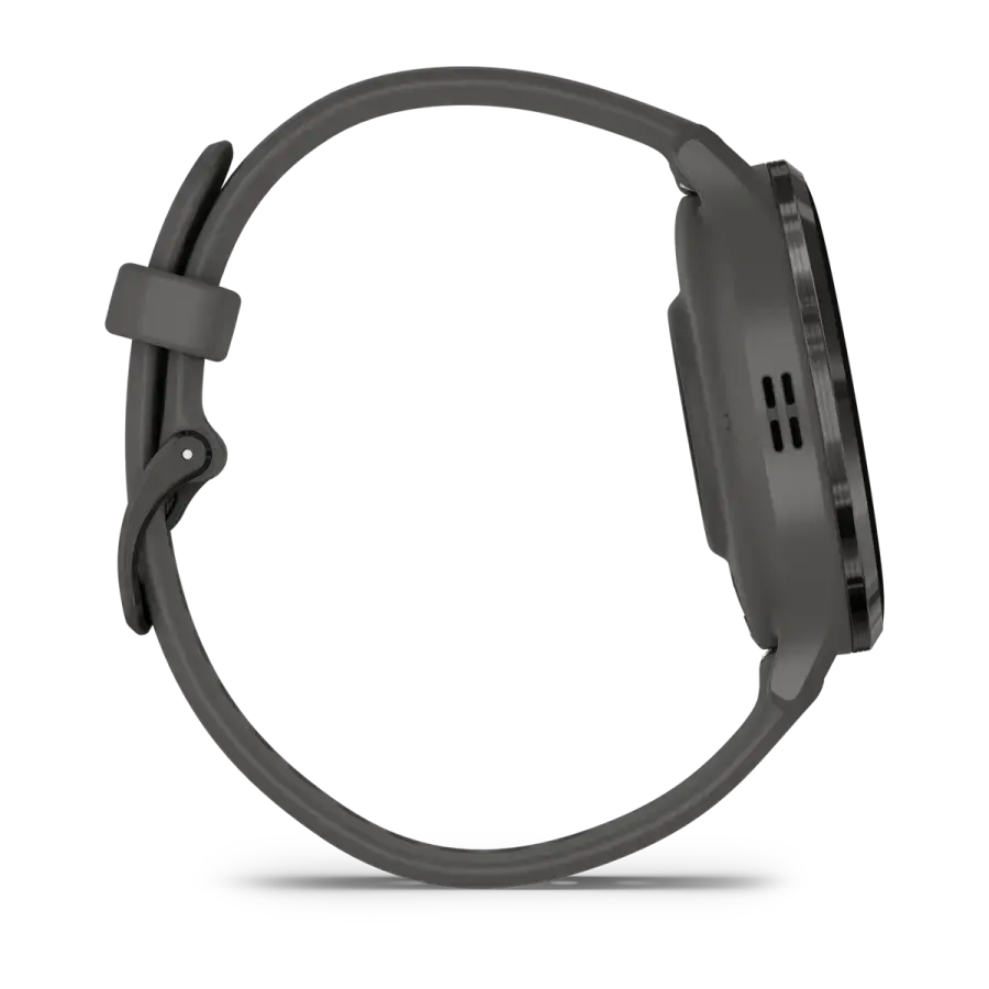 Смарт-годинник Garmin Venu 3S Slate Stainless Steel Bezel with Pebble Gray Case and Silicone Band (010-02785-00)