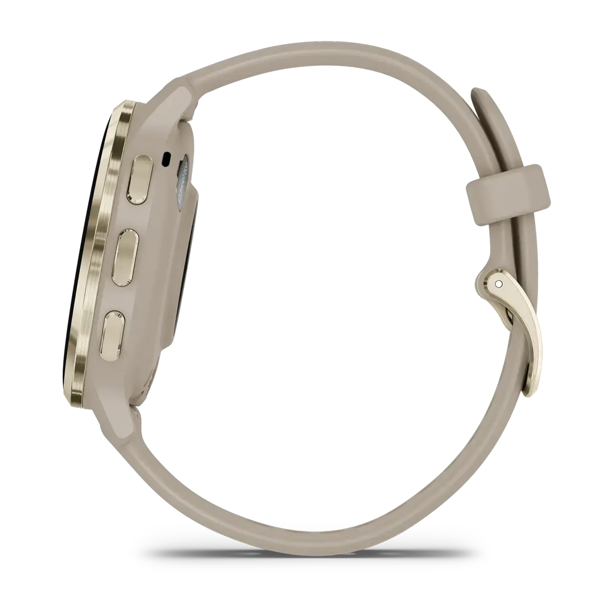 Смарт-годинник Garmin Venu 3S Soft Gold Stainless Steel Bezel with French Gray Case and Silicone Band (010-02785-02)