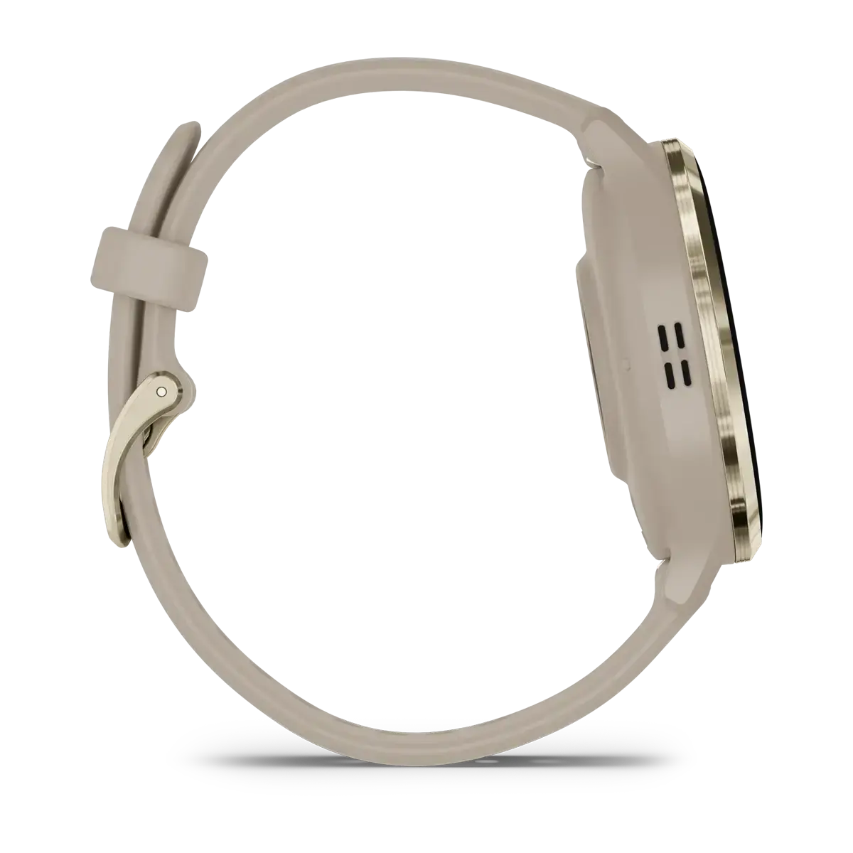 Смарт-годинник Garmin Venu 3S Soft Gold Stainless Steel Bezel with French Gray Case and Silicone Band (010-02785-02)