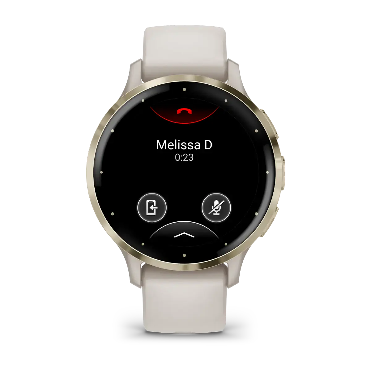 Смарт-часы Garmin Venu 3S Soft Gold Stainless Steel Bezel with Ivory Case and Silicone Band (010-02785-04)
