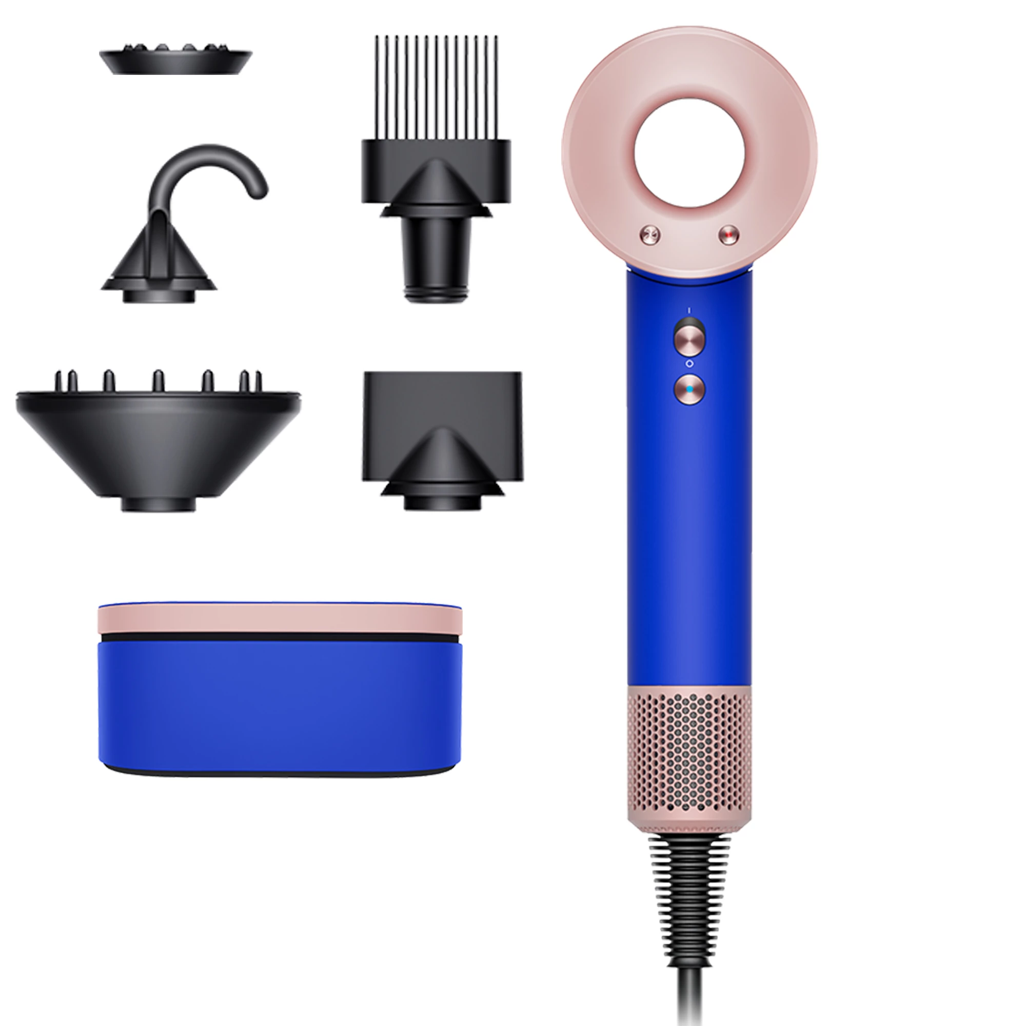 Фен для волосся Dyson Supersonic HD07 - Blue/Pink (460555-01)