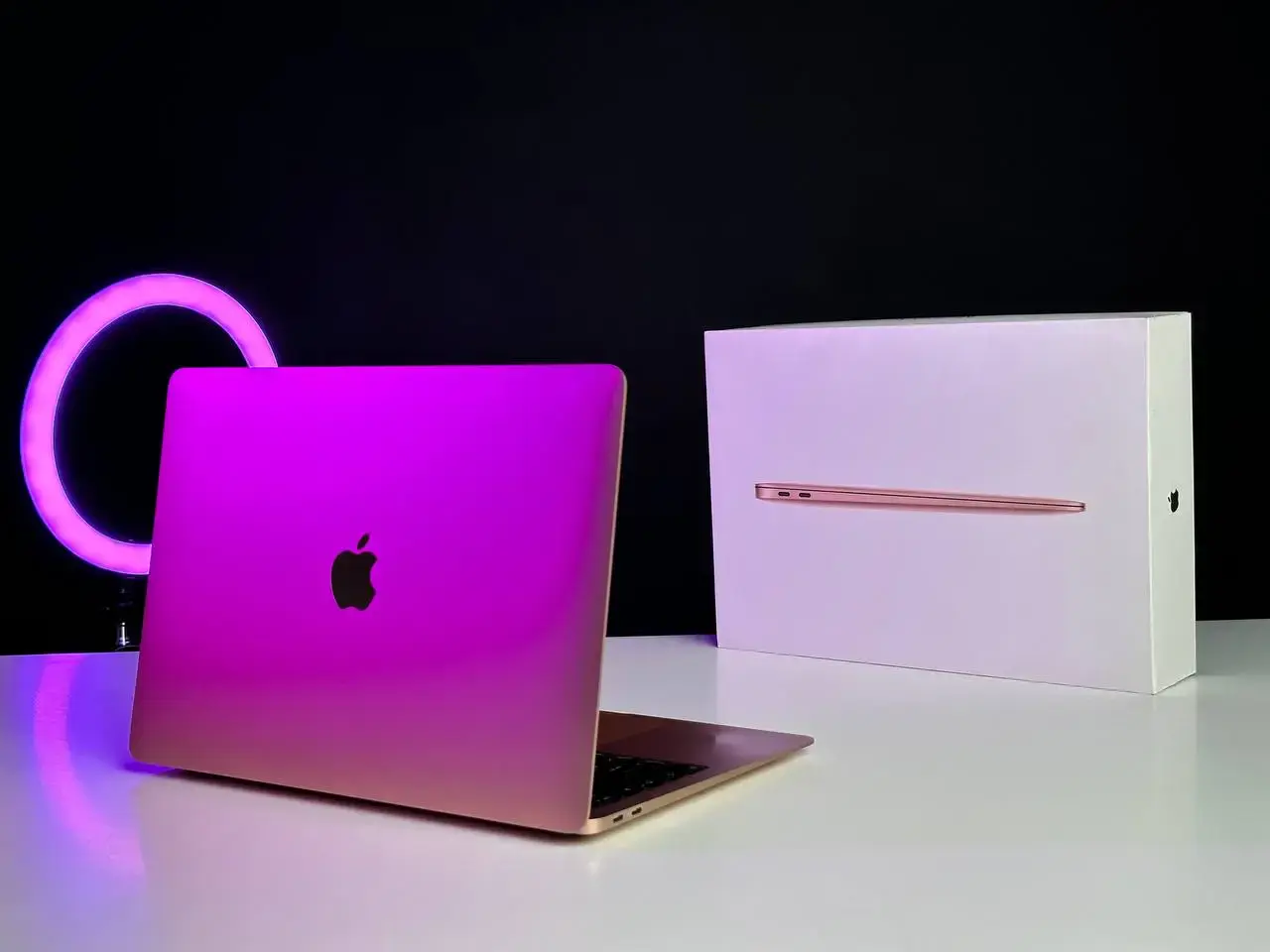 USED MacBook Air 13" Gold 2020 (MWTL2)(i3/8GB/256SSD)(Стан - 8.9/10. Комплект - повний | гарантія - 1 міс.) - Cycle 423