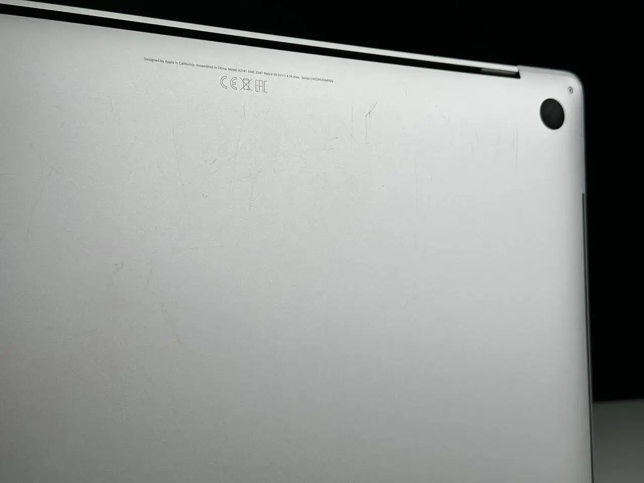 USED MacBook Pro 16" Silver (MVVM2) 2019 (i9/16GB/1TB)(Стан - 8.9/10. Комплект - повний | гарантія - 1 міс.) - Cycle 888