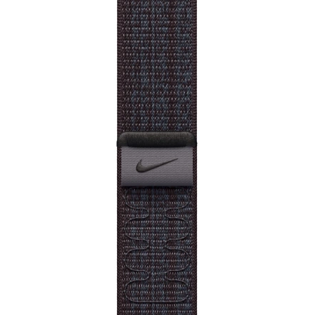 Ремінець Apple Black/Blue Nike Sport Loop для Apple Watch 42/44/45/49mm (MUJX3)