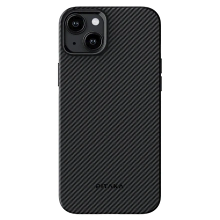 Чохол Pitaka MagEZ Case Pro 4 Twill 600D for iPhone 15 - Black/Grey (KI1501MMPA)