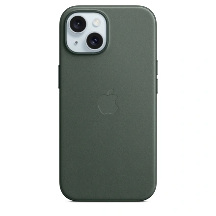 Чехол Apple iPhone 15 FineWoven Case with MagSafe - Evergreen (MT3J3)