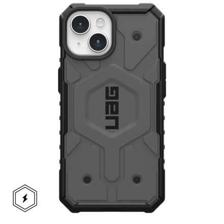 Чохол UAG Pathfinder Case with MagSafe for iPhone 15 - Silver (114291113333)