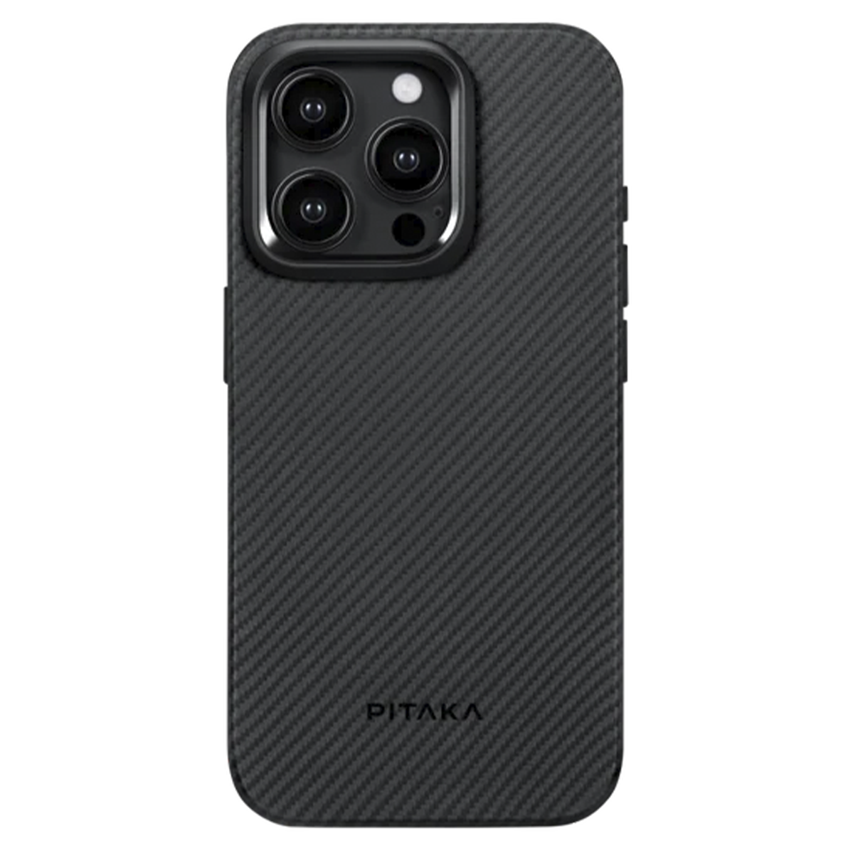 Чохол Pitaka MagEZ Case Pro 4 Twill 600D for iPhone 15 Pro - Black/Grey (KI1501PPA)