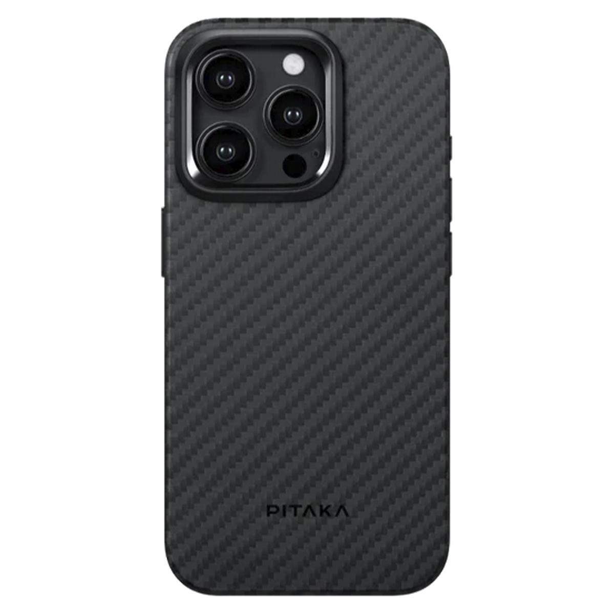 Чохол Pitaka MagEZ Case Pro 4 Twill 1500D for iPhone 15 Pro - Black/Grey (KI1501PP)