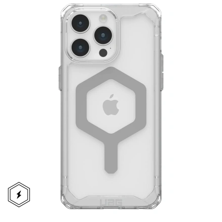 Чохол UAG Plyo Case with MagSafe for iPhone 15 Pro - Ice/Silver (114286114333)