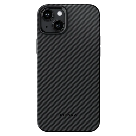 Чохол Pitaka MagEZ Case Pro 4 Twill 1500D for iPhone 15 Plus - Black/Grey (KI1501MP)