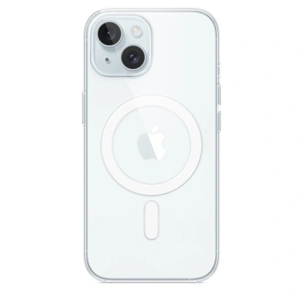 Чехол Apple iPhone 15 Clear Case with MagSafe Lux Copy