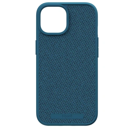 Чохол Njord Fabric MagSafe Case for iPhone 15 - Deep Sea (NA51FA01)