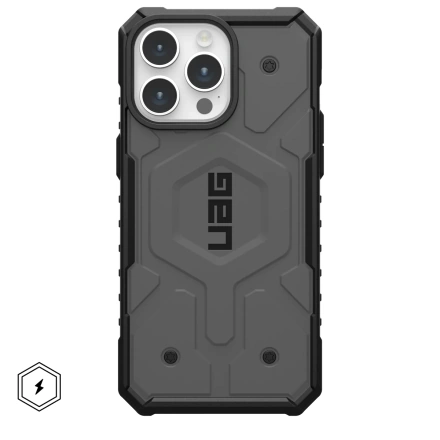 Чехол UAG Pathfinder Case with MagSafe for iPhone 15 Pro - Silver (114281113333)