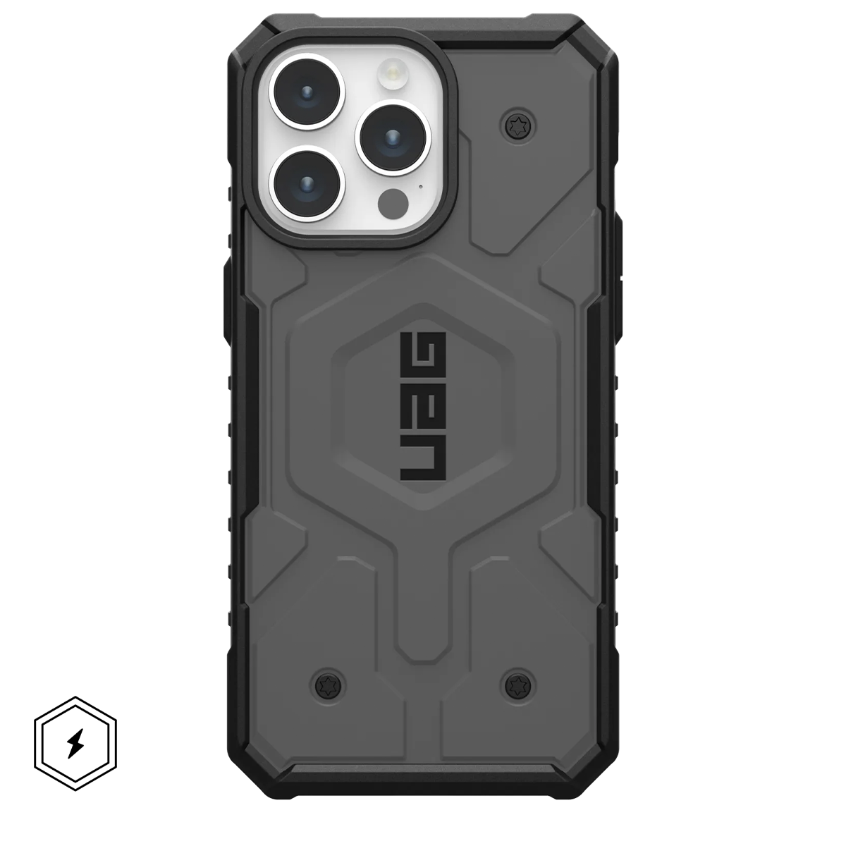 Чохол UAG Pathfinder Case with MagSafe for iPhone 15 Pro Max - Silver (114301113333)